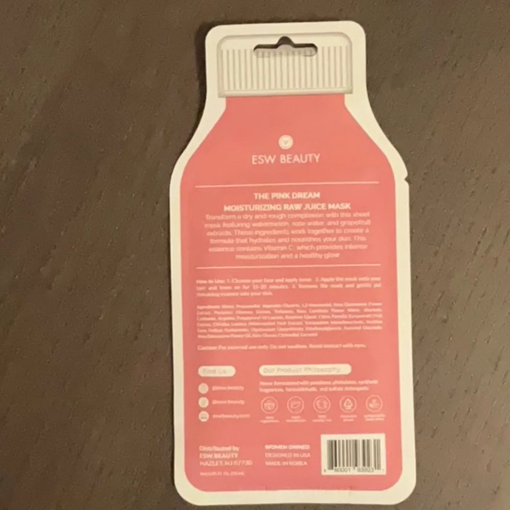 ESW Beauty The Pink Dream Moisturizing Mask